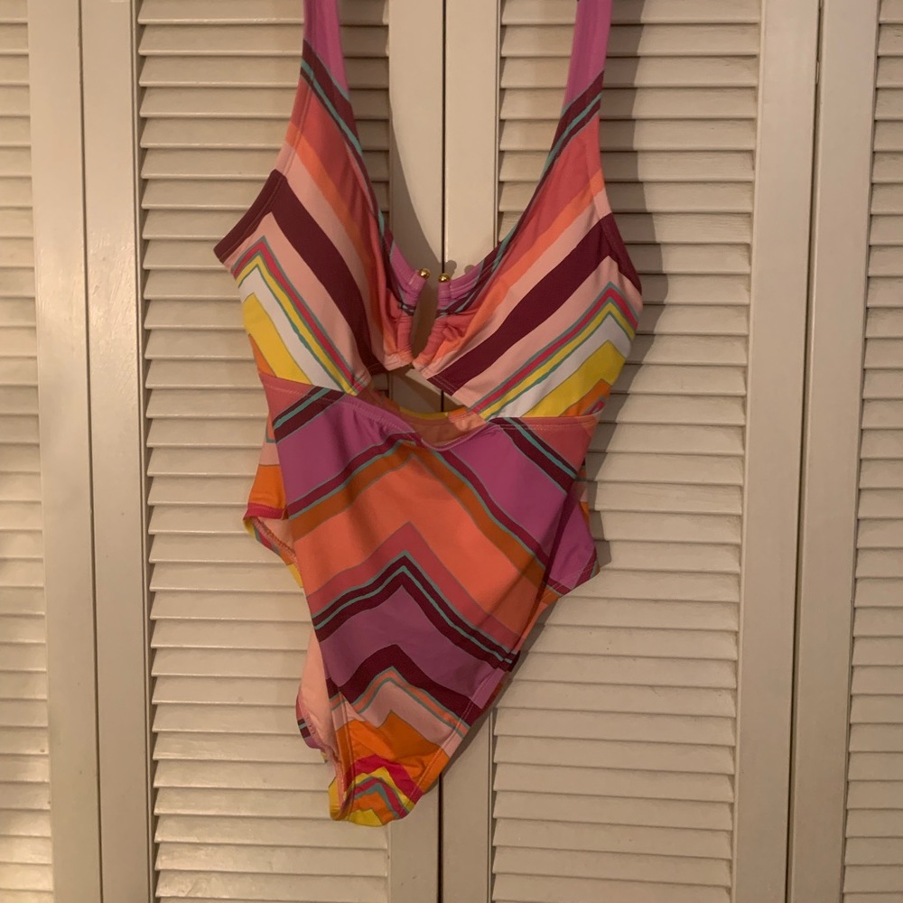 Gibson Latimer Multicolor One-Piece Swimsuit